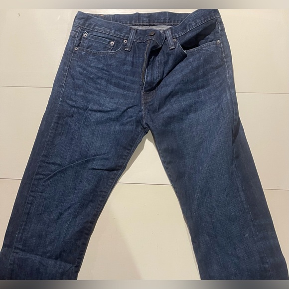 Levi Strauss & Co. - 513 - Men’s - Slim Straight Jeans - 34x32 - Blue - Picture 4 of 6